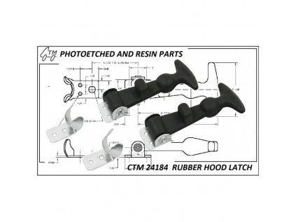 ctm 24184 rubber hood latch