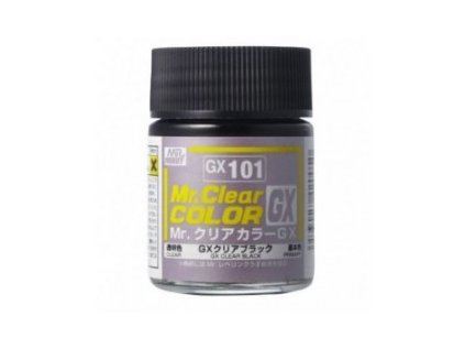clear black gx 101 mr clear color gx 18 ml