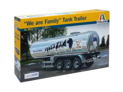 1544 model kit naves italeri 3911 classic tank trailer we are family 1 24