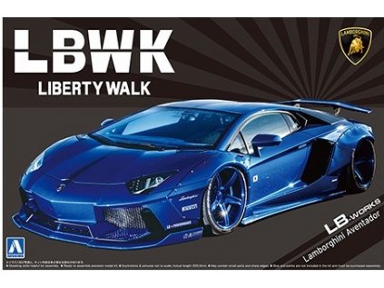 Model Kit auto Aoshima AO05991 - LB Works Lamborghini Aventador Ver. 2 (1:24)