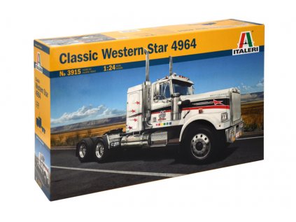 1553 model kit truck italeri 3915 classic western star 1 24