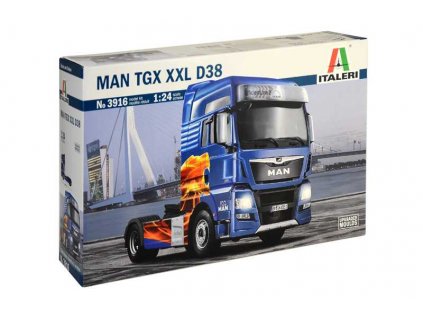 1556 model kit truck italeri 3916 man tgx xxl d38 1 24