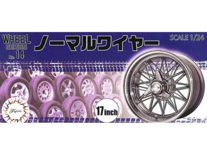 wheel series no14 normal wire silver type 17 inch