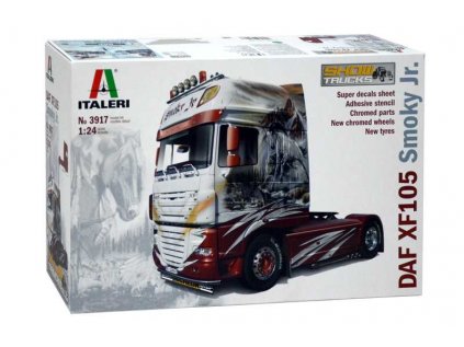 1559 model kit truck italeri 3917 daf xf 105 1 24