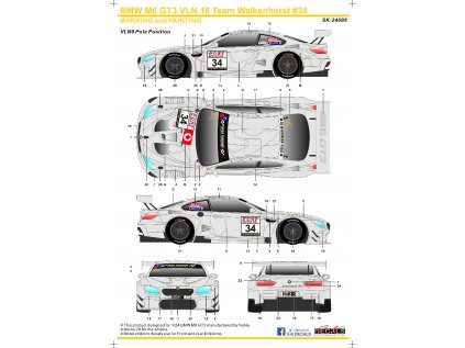 M6 GT3 VLN 18 #34 Instruction