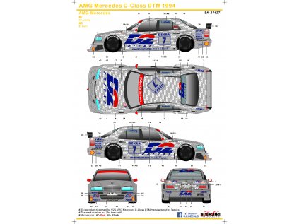 AMG Mercedes C Class DTM D2 Instruction
