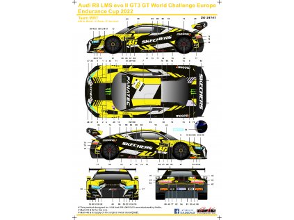 Audi R8 LMS evo II GT3 GT World Challenge Europe Endurance Cup 2022 Team WRT Instruction