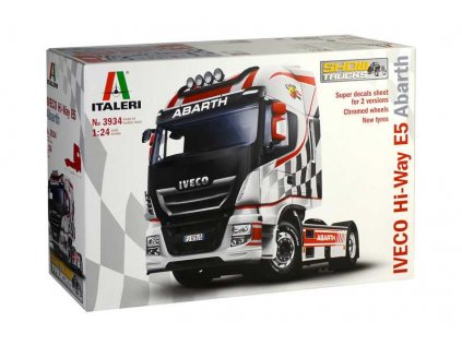 1601 model kit truck 3934 iveco hi way e5 abarth 1 24