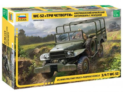Model kit military 3664 Dodge WC 52 1 35 a137206602 10374