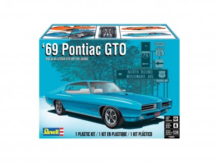 Plastic ModelKit MONOGRAM auto 4530 69 Pontiac GTO The Judge 2N1 1 24 a129624949 10374
