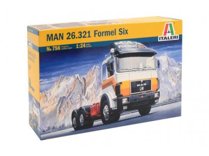 Model Kit truck 0756 MAN 26 321 FORMEL SIX 1 24 a76010728 10374
