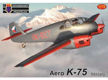 Plastový model lietadlo KOVOZAVODY KPM0429 - Aero K-75 “Military” (1:72)