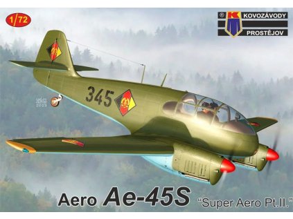Plastový model lietadlo KOVOZAVODY KPM0432 - Aero Ae-45S “Super Aero Pt.II.” (1:72)