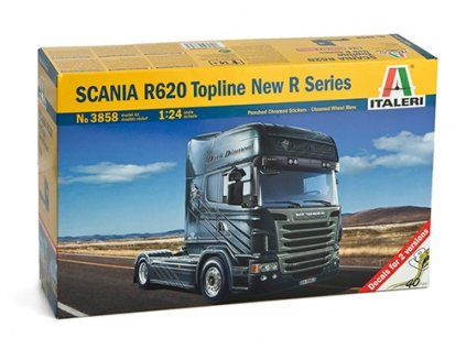 Model Kit truck 3858 SCANIA R620 Topline New R Series 1 24 a64215801 10374