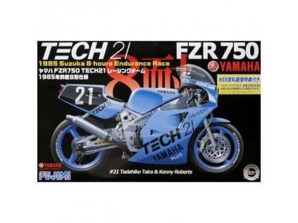 Model Kit motorka FUJIMI FU14131 - Tech 21 Yamaha FZR750 1985 Suzuka 8-hours Endurance Race (1:12)