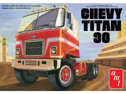 Plastový model kamion AMT 1417 - Chevy Titan 90 (1:25)