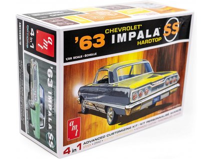 Model Kit auto AMT 1149 - '63 Chevy Impala Hardtop (1:25)