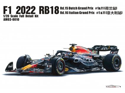 Resinový model formula ALPHA MODEL AM03-0010 - REDBULL RB18 (1:20)