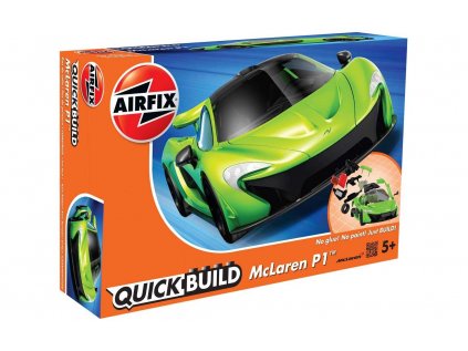 176 quick build auto airfix j6021 mclaren p1 zelena