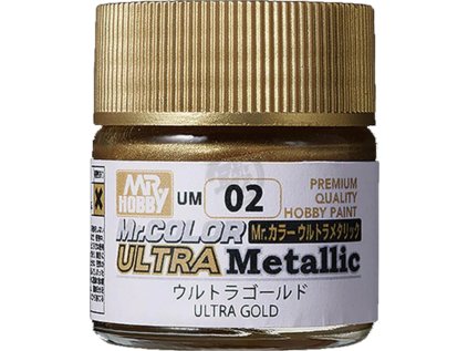 Mr. Color Ultra Metallic Colors II GUNZE UM02 - Ultra Gold II 10ml