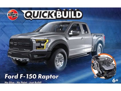 Quick Build auto J6053 Ford F 150 Raptor Grey a145584823 10374
