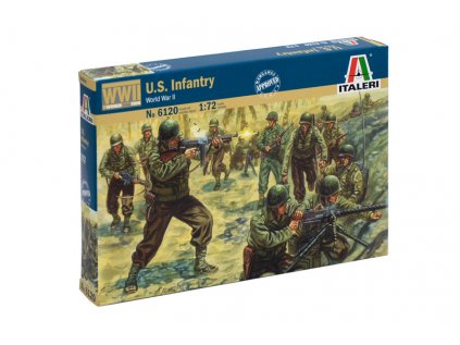 1799 model kit figurky italeri 6120 wwii american infantry 1 72