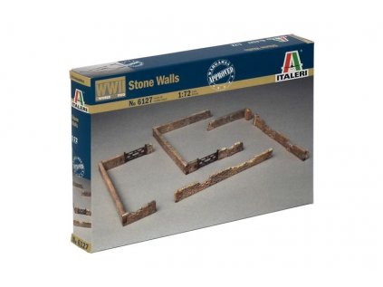 1805 model kit doplnky italeri 6127 stone walls 1 72
