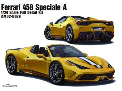 Resinový model auto ALPHA MODEL AM02-0079 - Ferrari 458 speciale A (1:24)