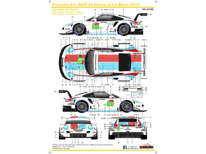 Porsche 911 RSR 24 Hours of Le mans 2019 Porsche GT Team #93 & #94 Instruction