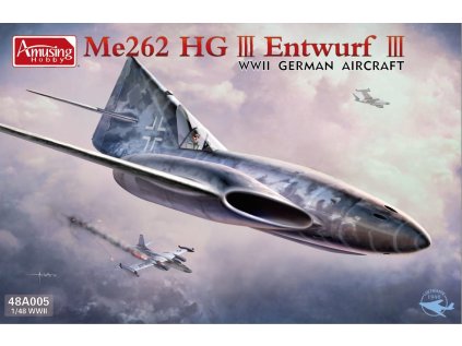 Amusing Hobby 48A005 Messerschmitt Me262 HG III Entwurf III 1 48 48A005 ceb6209fa8cabdf12c68a483a111da49