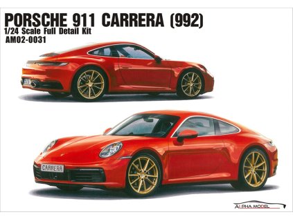 Resinový model auto ALPHA MODEL AM02-0031 - Porsche 911 Carrera 2021 (1:24)