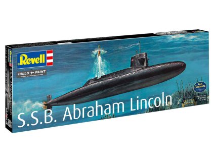 Plastic ModelKit ponorka 05185 S S B Abraham Lincoln with Interior 1 253 a153705677 10374