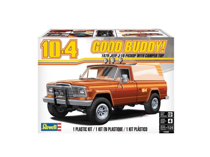 Plastic ModelKit MONOGRAM auto 4568 Jeep J 10 pickup with camper 1 24 a153705467 10374