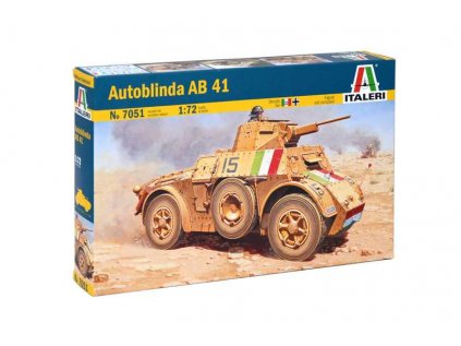 1997 model kit military italeri 7051 autoblinda ab41 1 72