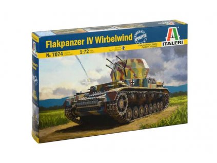 2021 model kit military italeri 7074 flakpanzer iv wirbelwind 1 72