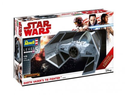 2057 plastovy model sw limited edition 06881 darth vader s tie fighter master series 1 72