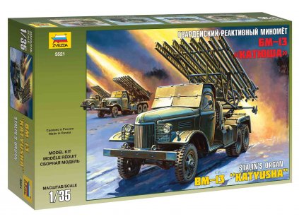 218 model kit military zvezda 3521 bm 13 katyusha 1 35