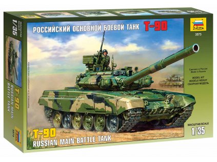 284 model kit tank zvezda 3573 t 90 russian mbt 1 35