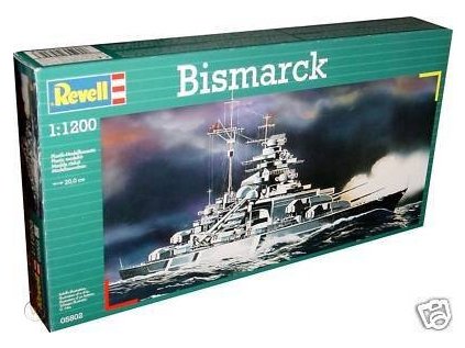 3080 plastovy model lod revell 05802 bismarck 1 1200