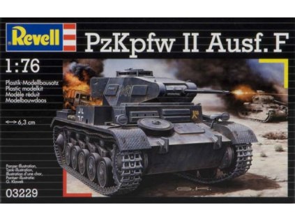 3119 plastovy model military revell 03229 pzkpfw ii ausf f 1 76