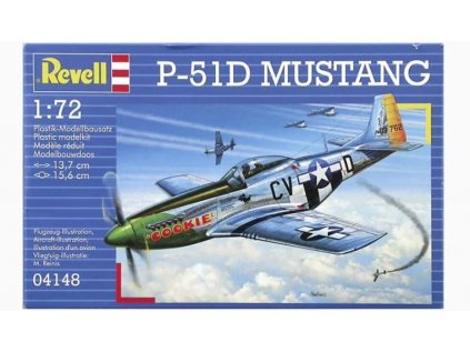 3122 plastovy model lietadlo revell 04148 p 51d mustang 1 72