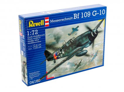 3143 plastovy model lietadlo revell 04160 messerschmitt bf 109 g 10 1 72