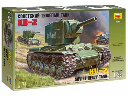 332 model kit tank zvezda 3608 soviet heavy tank kv 2 1 35