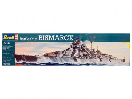 3356 plastovy model lod revell 05098 battleship bismarck 1 700