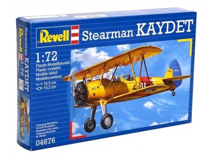 3374 plastovy model lietadlo revell 04676 stearman kaydet 1 72