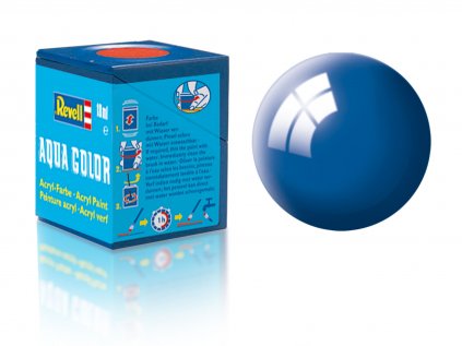 3482 farba revell akrylova 52 leskla modra blue gloss