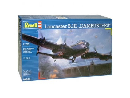 3722 plastovy model lietadlo revell 04295 avro lancaster dambusters 1 72