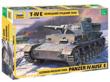 383 model kit tank zvezda 3641 panzer iv ausf e 1 35