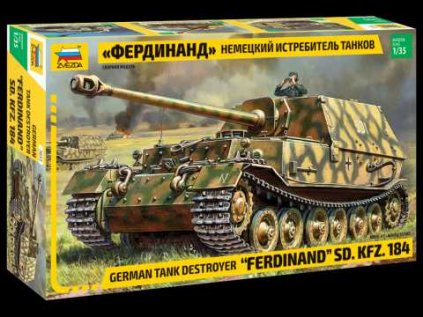 389 model kit tank zvezda 3653 sd kfz 184 ferdinand 1 35