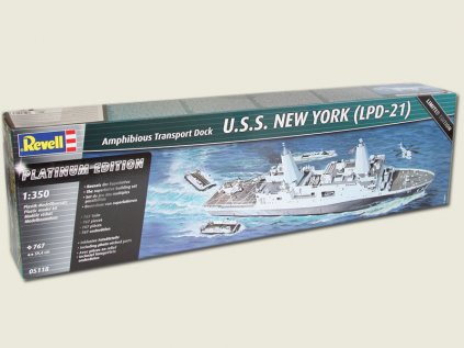 3890 plastovy model lod revell 05118 amphibious transport dock u s s 1 350